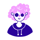 پیش‌نمایش فایل woman-wearing-sun-glasses-11478434 از پک آواتار شخصیت نسل زد مد روز