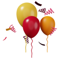 پیش‌نمایش فایل baloon-sparkle-for-festival-and-graduation-10354677 از پک دستاورد