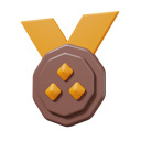 پیش‌نمایش فایل bronze-medal-10354684 از پک دستاورد