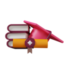 پیش‌نمایش فایل graduation-book-with-roll-paper-certificate-10354678 از پک دستاورد