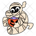 پیش‌نمایش فایل mummy-with-candies-6536932 از پک هالووین