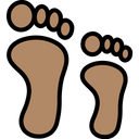 پیش‌نمایش فایل footprints-1594473 از پک روز پدر