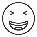 پیش‌نمایش فایل grinning-squinting-face-1645075 از پک شکلک‌ها