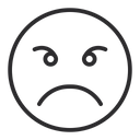 پیش‌نمایش فایل pouting-face-1645101 از پک شکلک‌ها