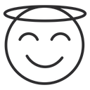پیش‌نمایش فایل smiling-face-with-halo-1645110 از پک شکلک‌ها
