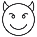 پیش‌نمایش فایل smiling-face-with-horns-1645080 از پک شکلک‌ها