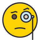 پیش‌نمایش فایل face-with-monocle-1645196 از پک شکلک‌ها