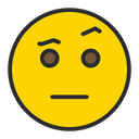 پیش‌نمایش فایل face-with-raised-eyebrow-1645208 از پک شکلک‌ها