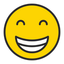 پیش‌نمایش فایل grinning-face-with-smiling-eyes-1645188 از پک شکلک‌ها