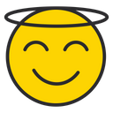 پیش‌نمایش فایل smiling-face-with-halo-1645172 از پک شکلک‌ها