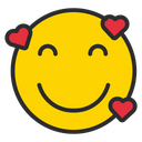 پیش‌نمایش فایل smiling-face-with-hearts-1645200 از پک شکلک‌ها
