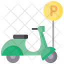پیش‌نمایش فایل scooter-parking-1757618 از پک عناصر شهری
