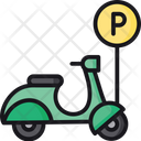 پیش‌نمایش فایل scooter-parking-1757563 از پک عناصر شهری