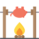 پیش‌نمایش فایل medieval-fire-roasting-1777424 از پک قرون وسطی