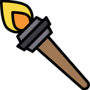 پیش‌نمایش فایل fire-torch-1777369 از پک قرون وسطی