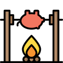 پیش‌نمایش فایل medieval-fire-roasting-1777356 از پک قرون وسطی