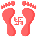 پیش‌نمایش فایل goddess-laxmi-footprint-1862281 از پک دیوالی (جشنواره نور)