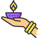 پیش‌نمایش فایل diwali-lamp-in-hand-1862347 از پک دیوالی (جشنواره نور)
