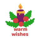 پیش‌نمایش فایل christmas-candle-1905132 از پک استیکرهای کریسمس