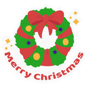 پیش‌نمایش فایل merry-christmas-1901735 از پک استیکرهای کریسمس