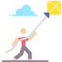 پیش‌نمایش فایل man-flying-kite-1986262 از پک ماکار سانکرانتی (جشن هندی)