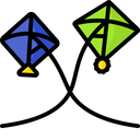 پیش‌نمایش فایل kites-cutting-1986324 از پک ماکار سانکرانتی (جشن هندی)