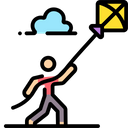 پیش‌نمایش فایل man-flying-kite-1986332 از پک ماکار سانکرانتی (جشن هندی)