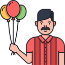 پیش‌نمایش فایل balloon-seller-2204191 از پک کسب‌وکارهای محلی هندی
