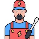 پیش‌نمایش فایل electrician-2309860 از پک آواتار هندی