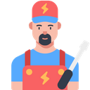 پیش‌نمایش فایل electrician-2309902 از پک آواتار هندی