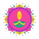پیش‌نمایش فایل diya-4525703 از پک استیکر دیوالی جلد ۳