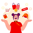 پیش‌نمایش فایل chinese-woman-feeling-happy-about-sale-4741896 از پک سال نو چینی