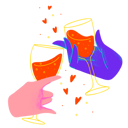 پیش‌نمایش فایل champagne-toast-4871629 از پک حرکات دستی