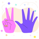 پیش‌نمایش فایل seven-finger-5214203 از پک دستی