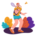 پیش‌نمایش فایل girl-playing-badminton-5257436 از پک آخر هفته