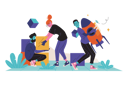 پیش‌نمایش فایل employee-building-vr-startup-5342839 از پک متاورس دیجیتال