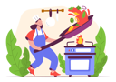 پیش‌نمایش فایل female-chef-5560537 از پک شغل