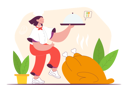 پیش‌نمایش فایل female-cooking-chicken-5359863 از پک شغل