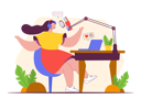 پیش‌نمایش فایل female-radio-jockey-5359862 از پک شغل