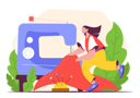 پیش‌نمایش فایل female-tailor-5560526 از پک شغل