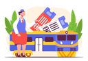 پیش‌نمایش فایل female-travel-agent-5560544 از پک شغل