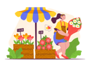پیش‌نمایش فایل flower-shop-stall-5359867 از پک شغل