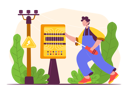 پیش‌نمایش فایل male-electrician-5560572 از پک شغل