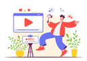 پیش‌نمایش فایل male-vlogger-5359835 از پک شغل