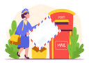 پیش‌نمایش فایل postwoman-5560546 از پک شغل