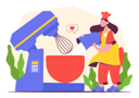 پیش‌نمایش فایل woman-cooking-5560540 از پک شغل