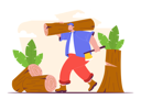 پیش‌نمایش فایل worker-cutting-tree-and-collecting-logs-5359851 از پک شغل