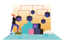 پیش‌نمایش فایل blockchain-development-5373995 از پک سیستم بلاکچین