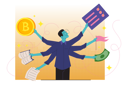 پیش‌نمایش فایل man-doing-multitasking-5373999 از پک سیستم بلاکچین
