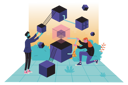 پیش‌نمایش فایل people-developing-blockchain-network-5373985 از پک سیستم بلاکچین